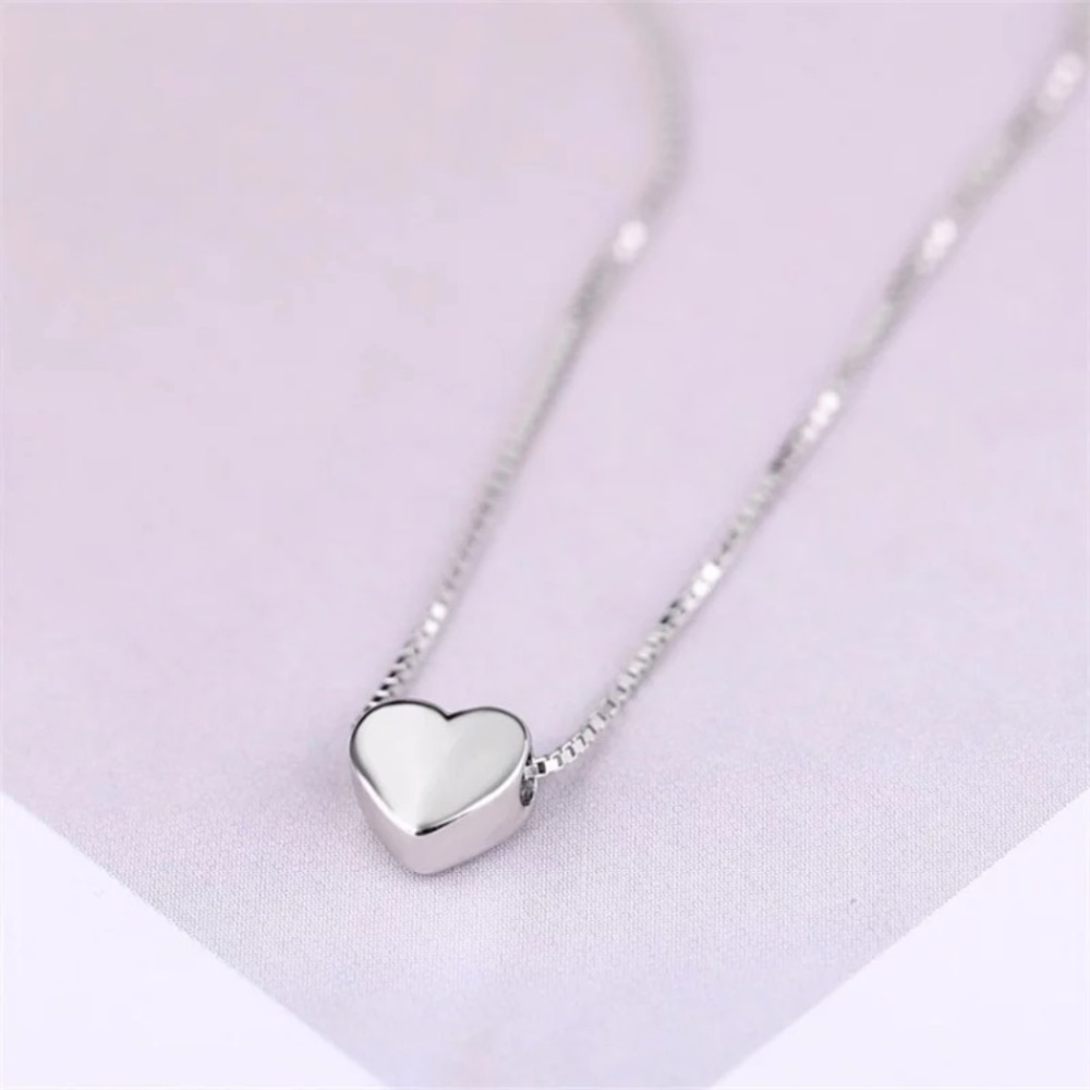 🌟 Sterling Silver 925 Heart Necklace
